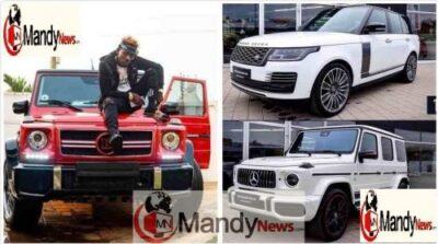 Shatta Wale Shows Off His Luxurious Cars In A Latest Photos