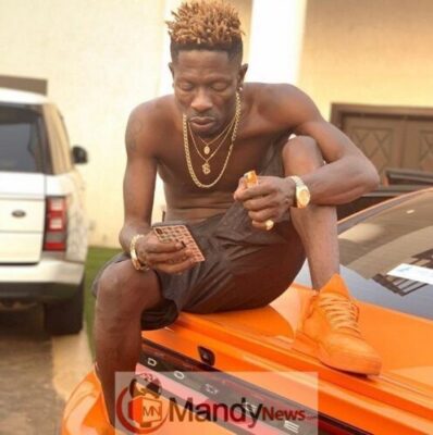 Shirtless Shatta Wale Shows Off His Fleet Of Cars (Photos)