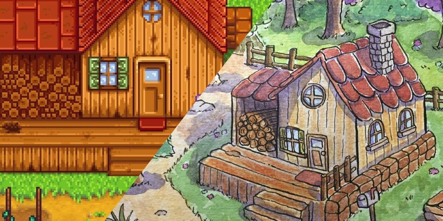 Stardew Valley Watercolor Farmhouse Fanart Gets ConcernedApe Approval