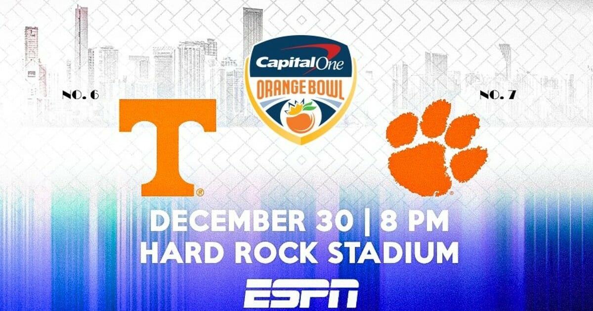 Tennessee vs. Clemson live stream: where to watch the 2022 Orange Bowl