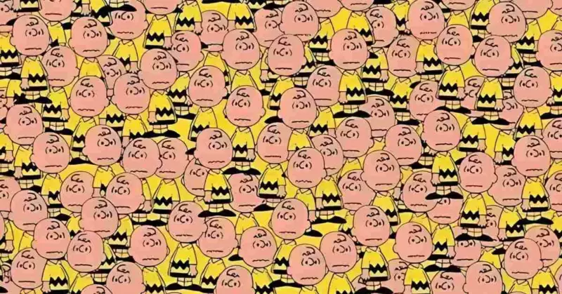 The ultimate Charlie Brown and Pikachu optical illusion is here! Can you spot Pikachu in this chaos?