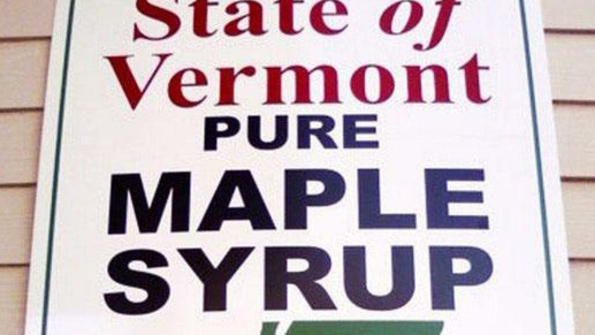 This unfortunate maple syrup poster has got people giggling… so can YOU spot what the problem is?