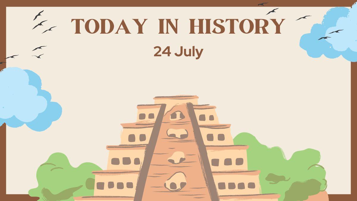 What happened today in History 24 July: In 1985, Indian Prime Minister Rajiv Gandhi signed a peace accord with Sikh leader Harchand Singh Longowal to settle the three-year Punjab crisis.