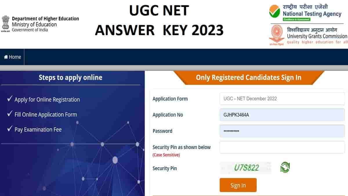 UGC NET Answer Key 2023