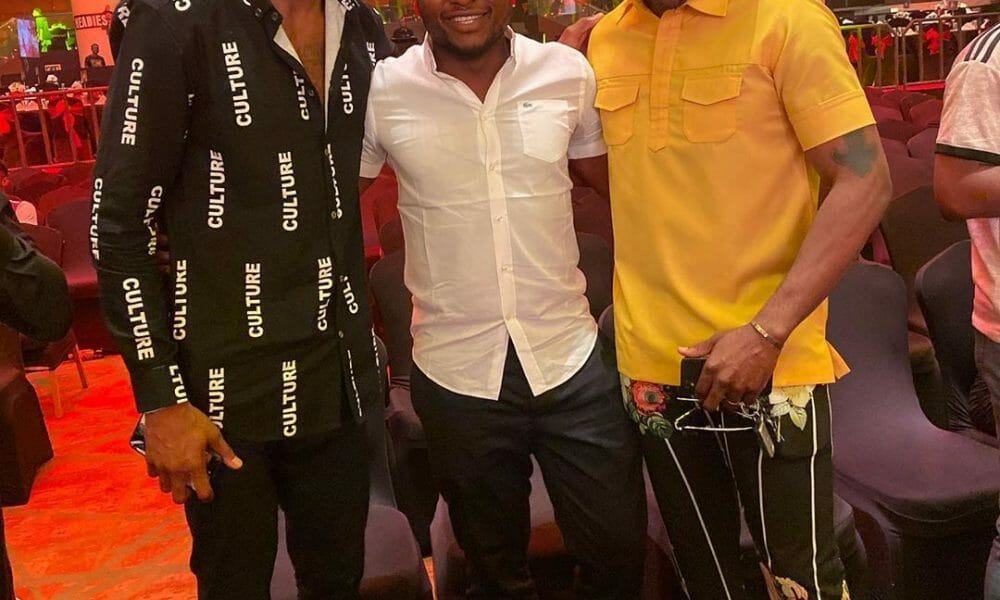 Ubi Franklin Pictured With Mike, Mercy, Bam Bam And Ebuka At Headies 2019