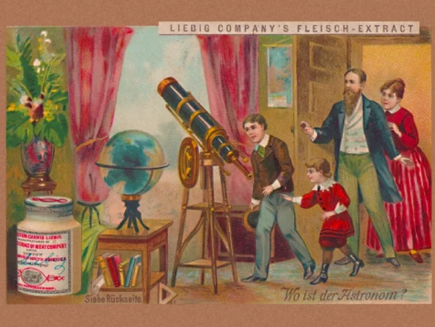 Vintage drawing has had people scratching their heads for centuries... but can YOU spot the hidden astronomer?