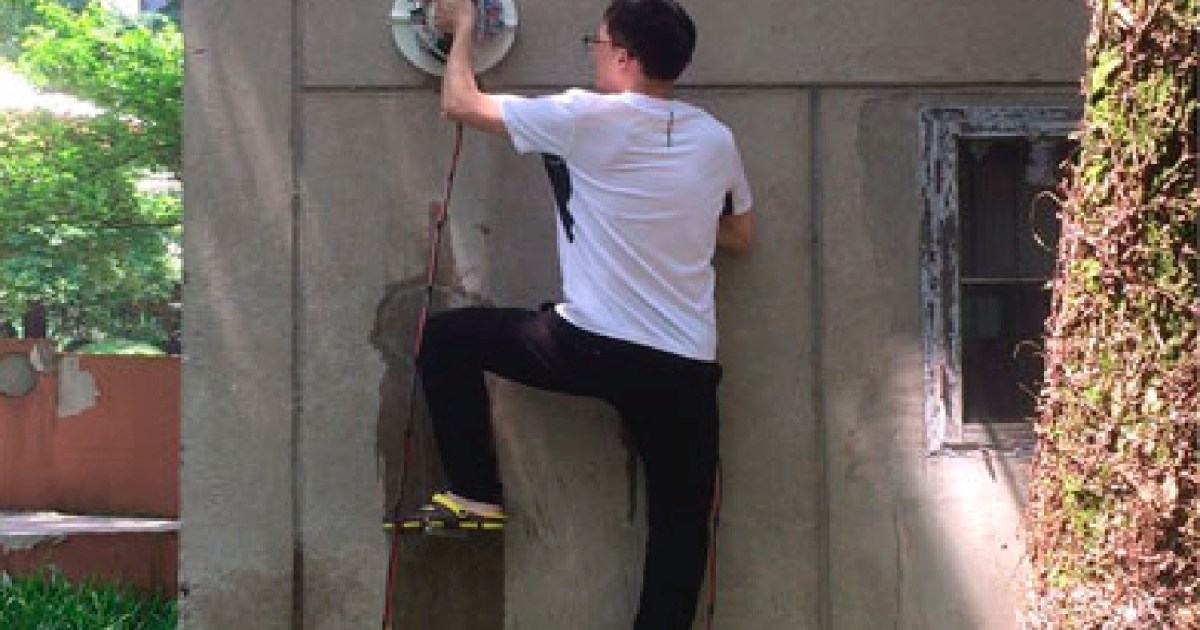 Water-powered suction cups let people climb walls like Spider-Man