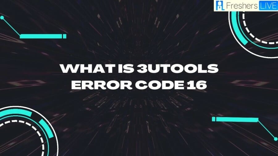 What is 3uTools Error Code 16? How to Fix The Error?