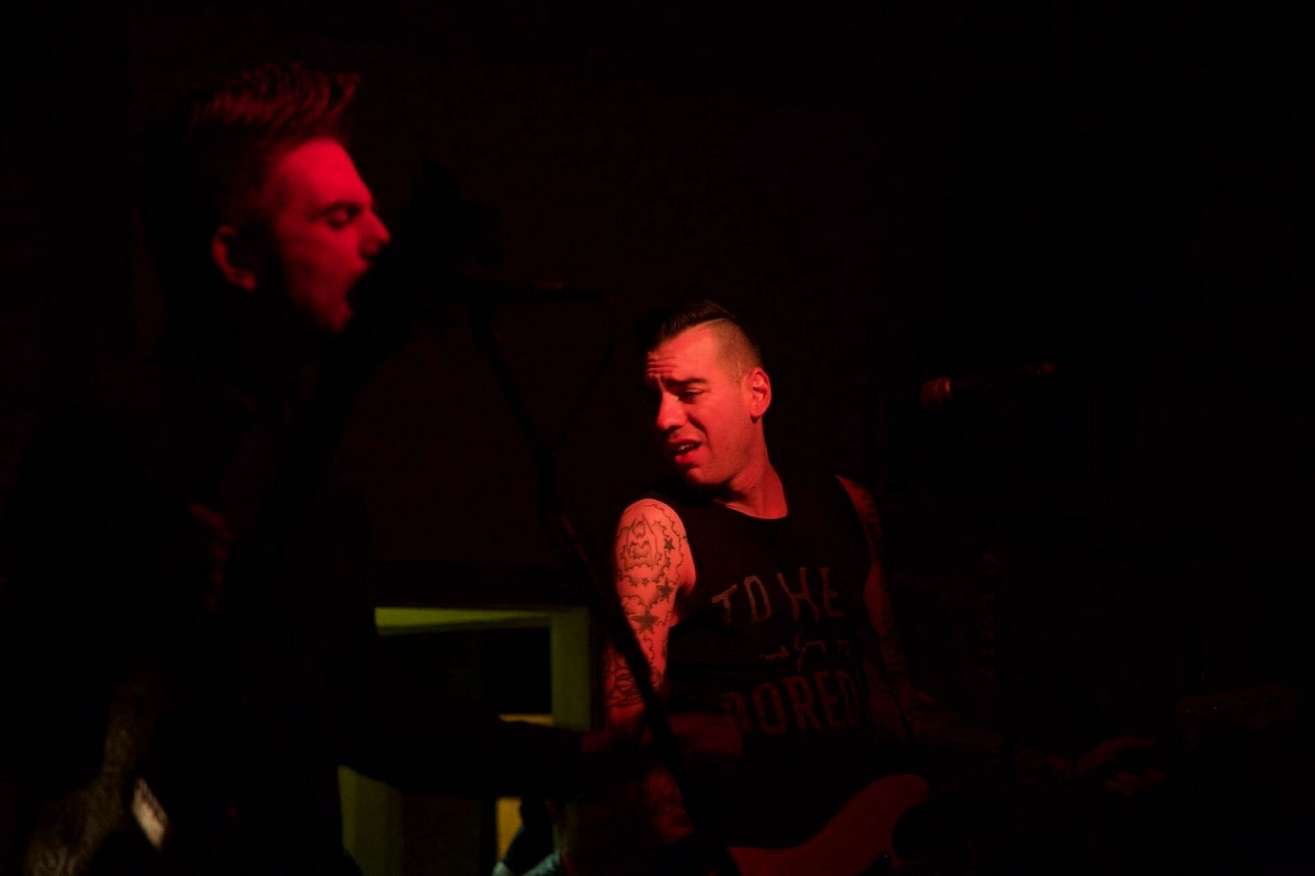 Anti-Flag performs at the Red Dog in Peterborough, Ontario, Canada (Image via Getty Images)