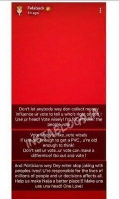 Wizkid Advises Against Voting Someone Because A Paid Celebrity Endorsed Them