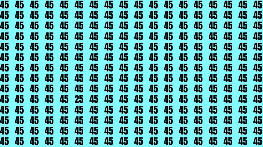 If you have Hawk Eyes Find the Number 5 among 1s in 20 Secs