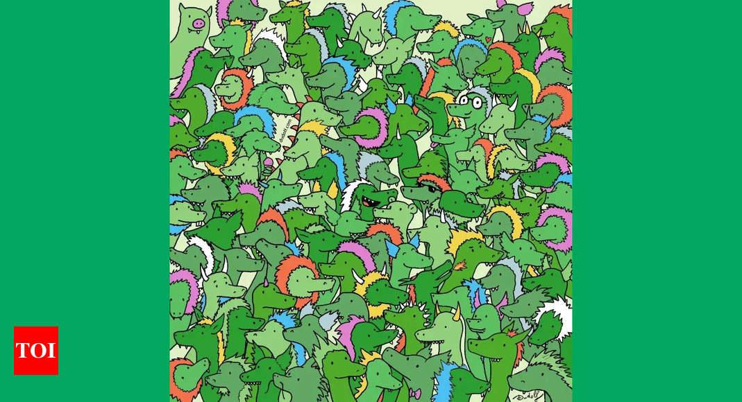 Can You Spot the Hidden Crocodiles Among the Dragons? Viral Brain Teaser Revealed!