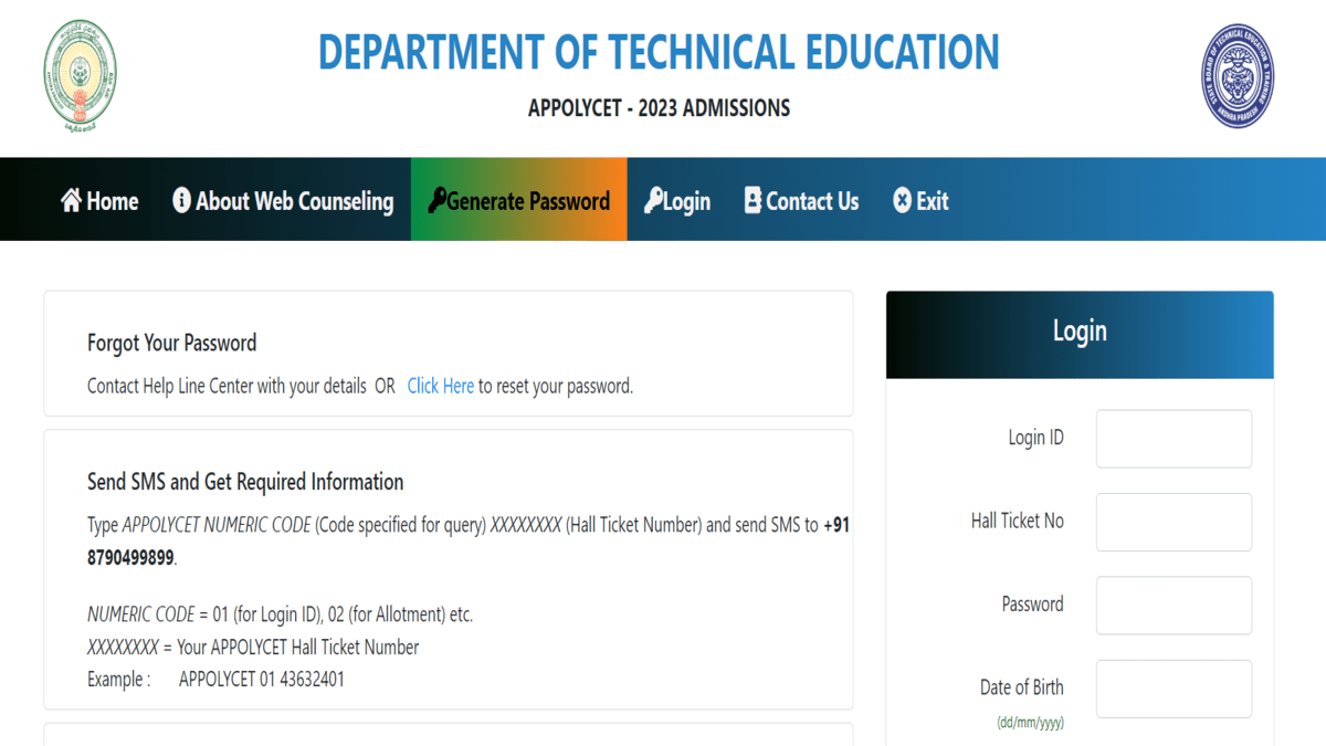 AP POLYCET option entry 2023 starts