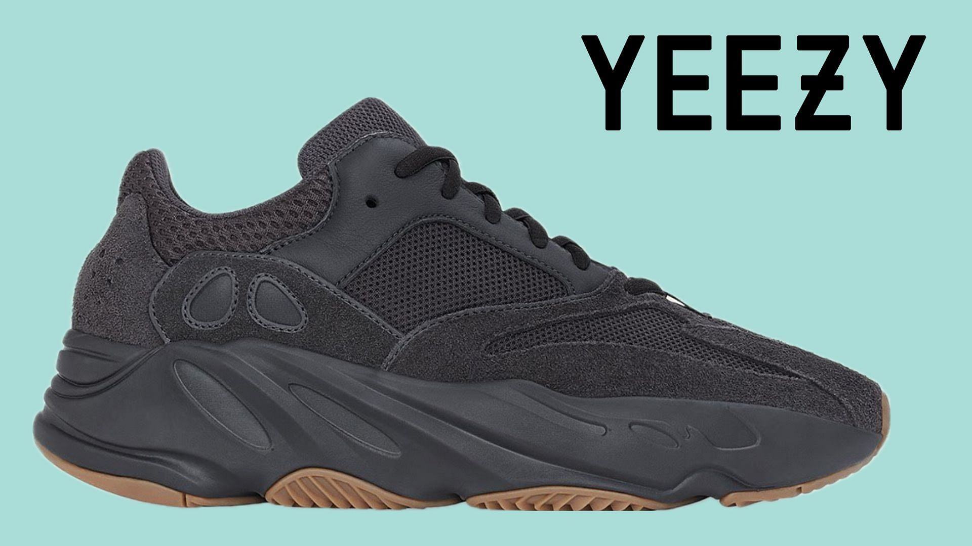 Adidas Yeezy 700 Utility Black shoes (Image via Adidas)