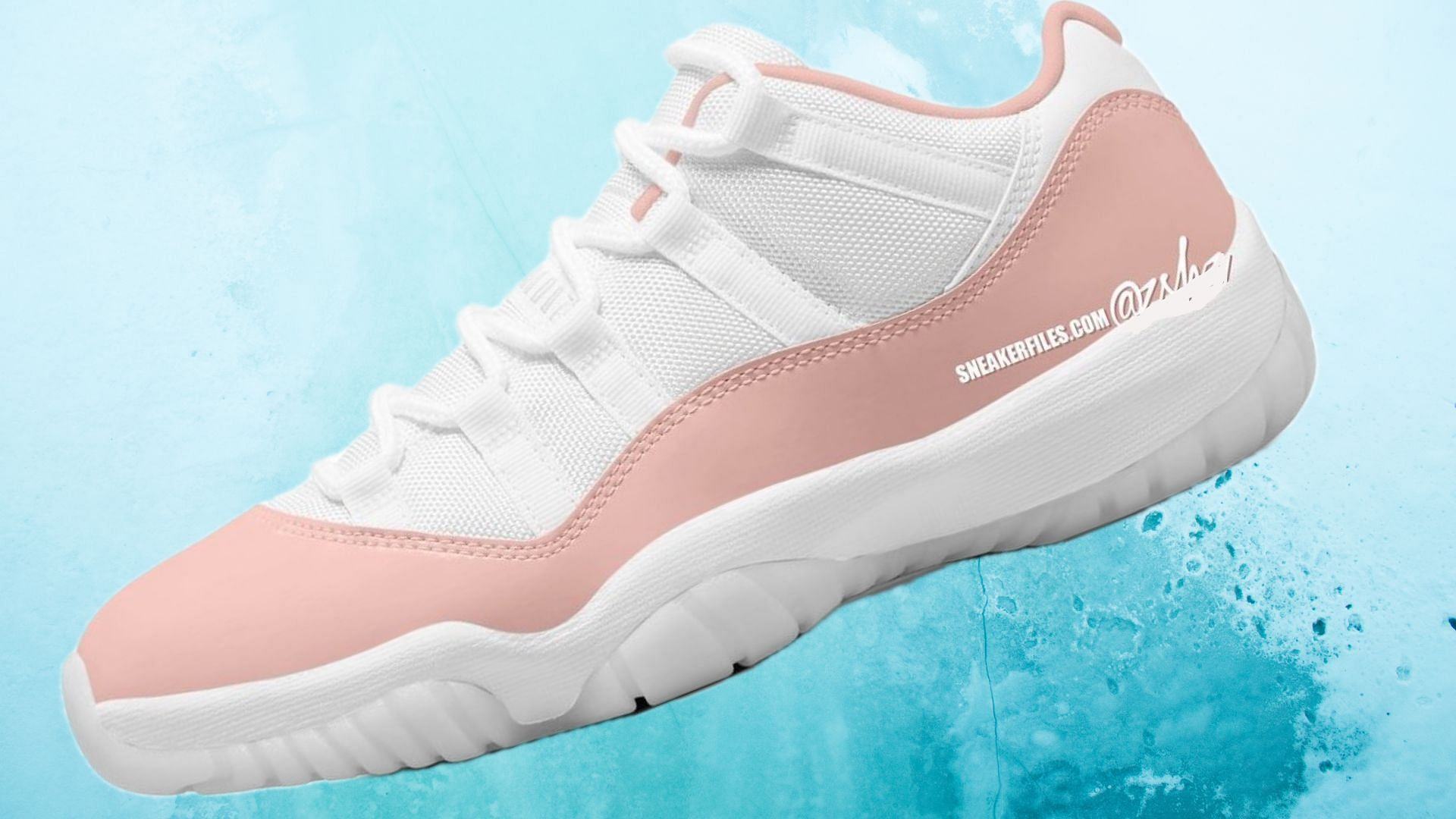 Air Jordan 11 Low Legend Pink shoes (Image via Instagram/@zsneakerheadz)