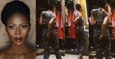 #BBNaija: Video Of Khloe Scratching Her Butt Goes Viral