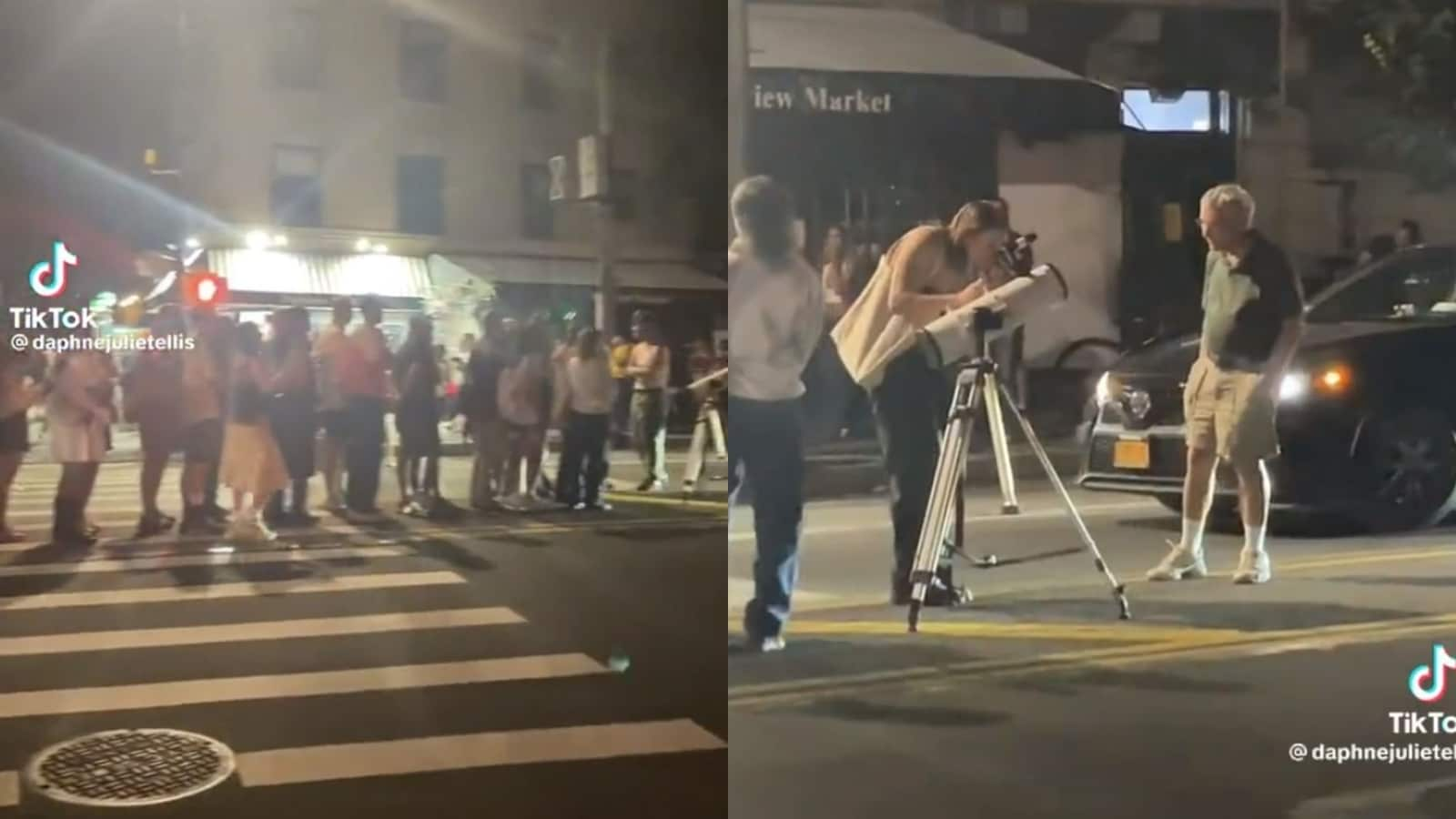 Brooklyn man halts traffic to show strangers Saturn through telescope