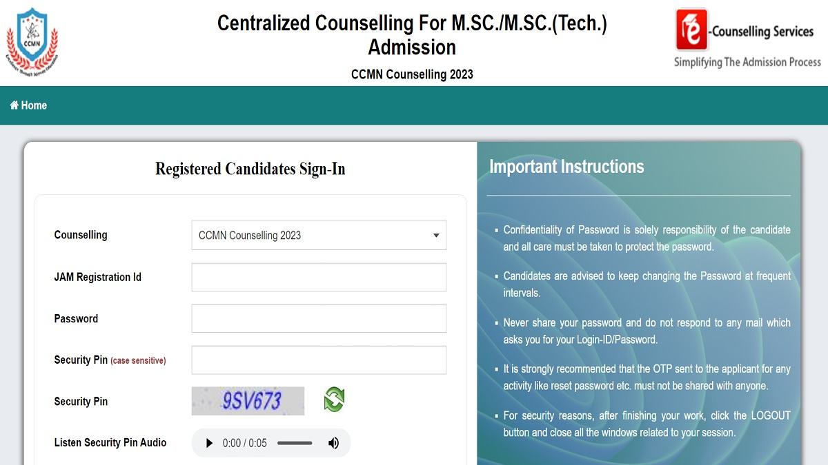 CCMN 2023 special round 2 allotment result out