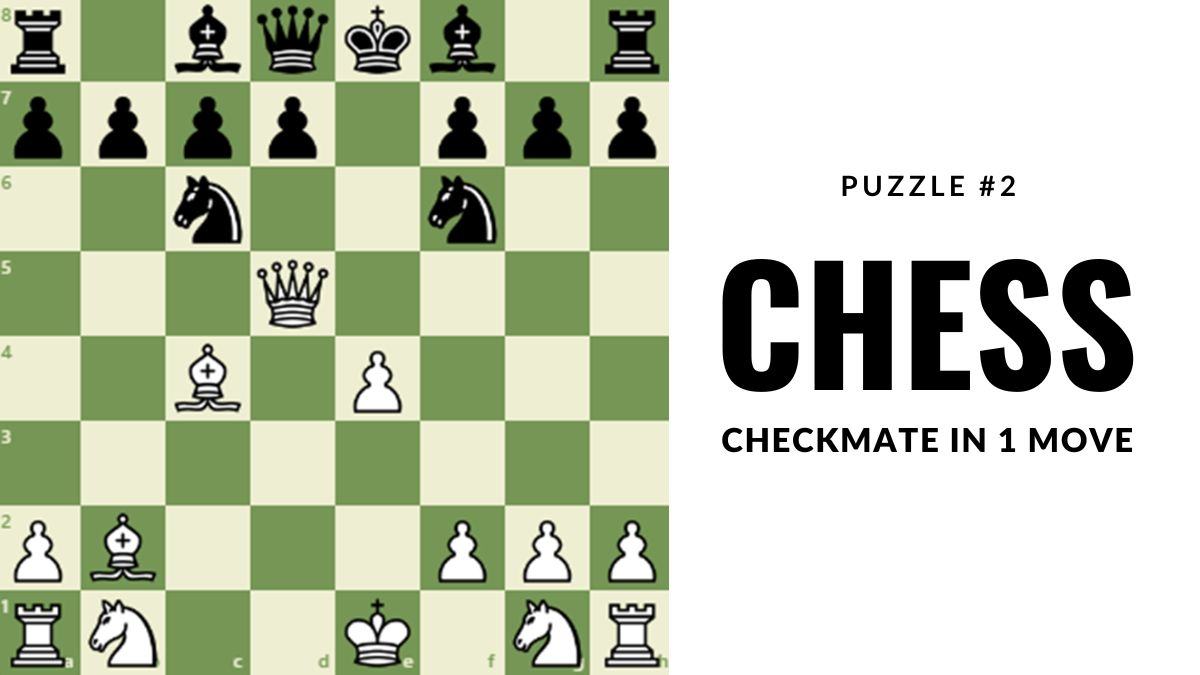 Chess Puzzles With Answers, Checkmate In 1 Move