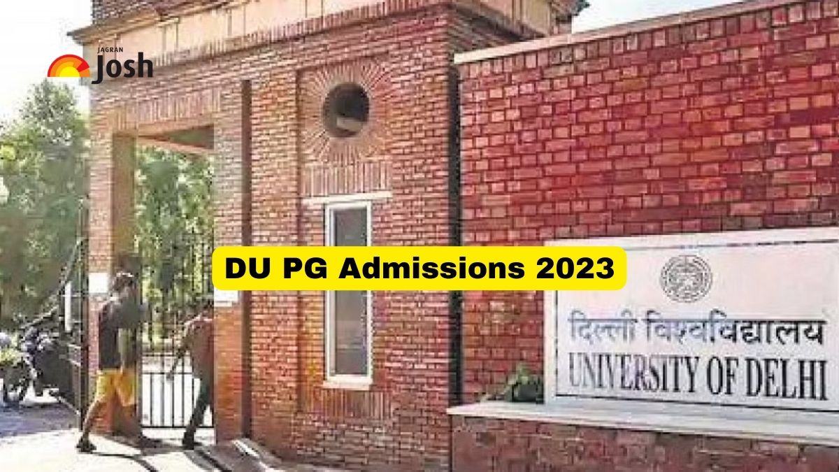 DU PG Admission 2023