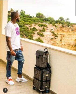 Davido Celebrates As His Private Jet Finally Arrives!