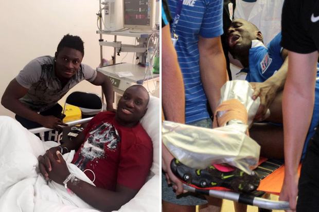 Demba Ba thanks thousands of well-wishers and says he feels 'blessed' as he finally returns home following career-threatening leg-break