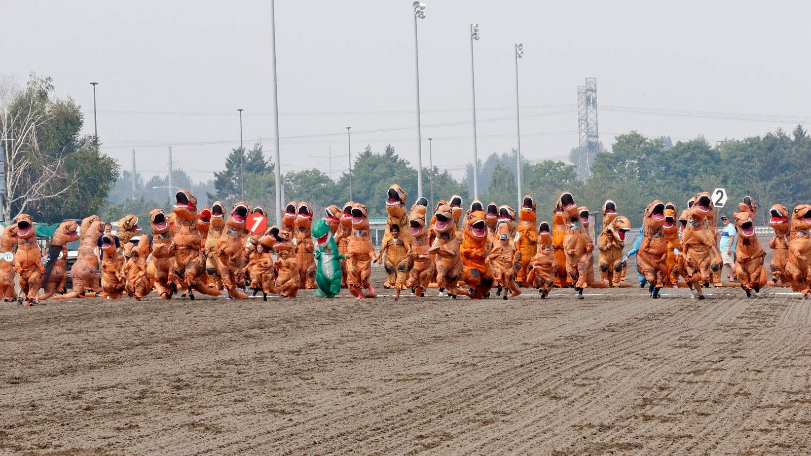 Do you know there’s a T-Rex world championship? Watch