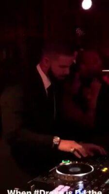 Drake Spotted Playing Wizkid's Hit Song, jaiye Jaiye, In Los Angeles Night Club (video)