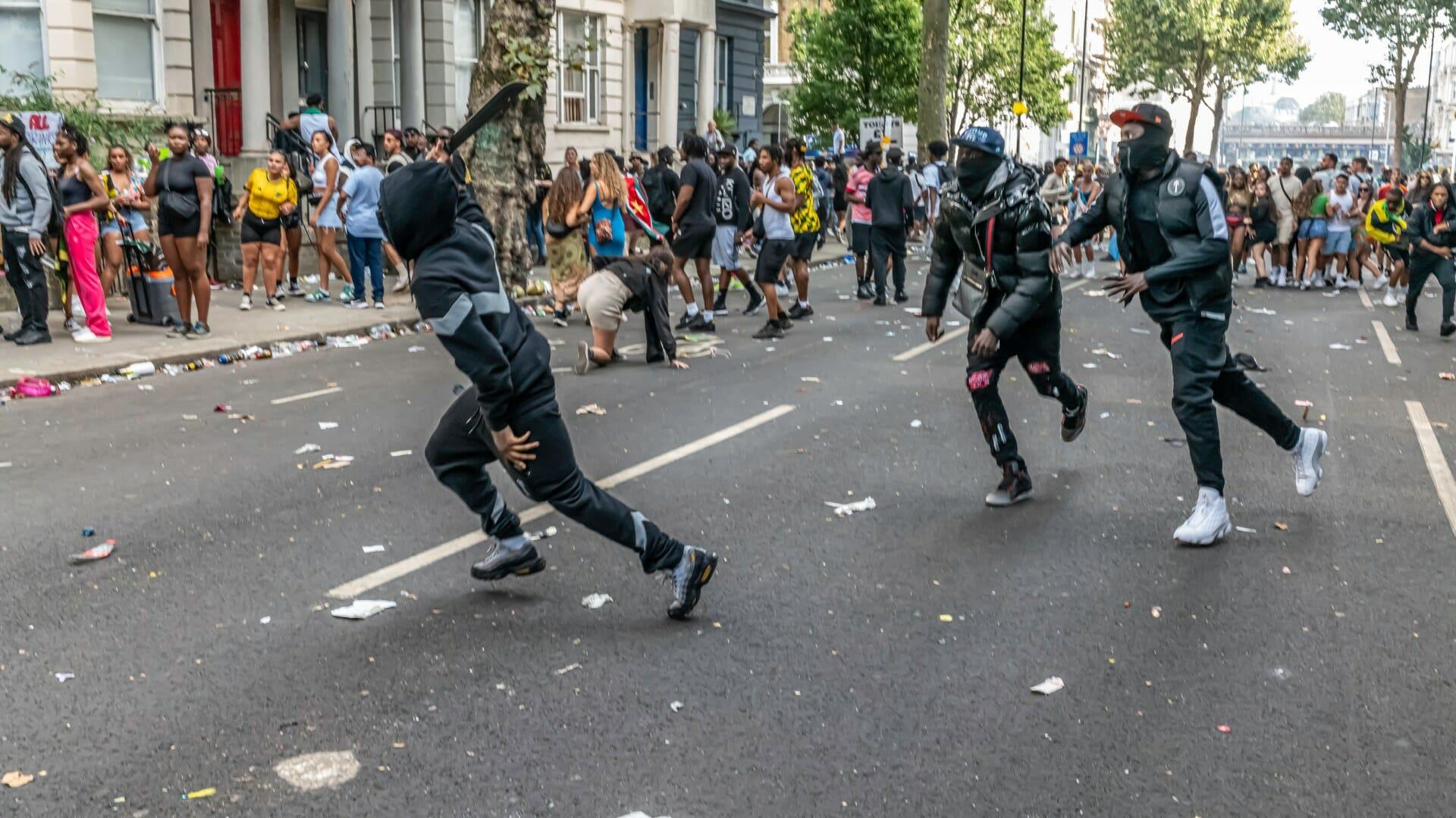 Eight stabbed at Notting Hill Carnival as man, 29, fights for life after ‘serious violence’ erupts on final day