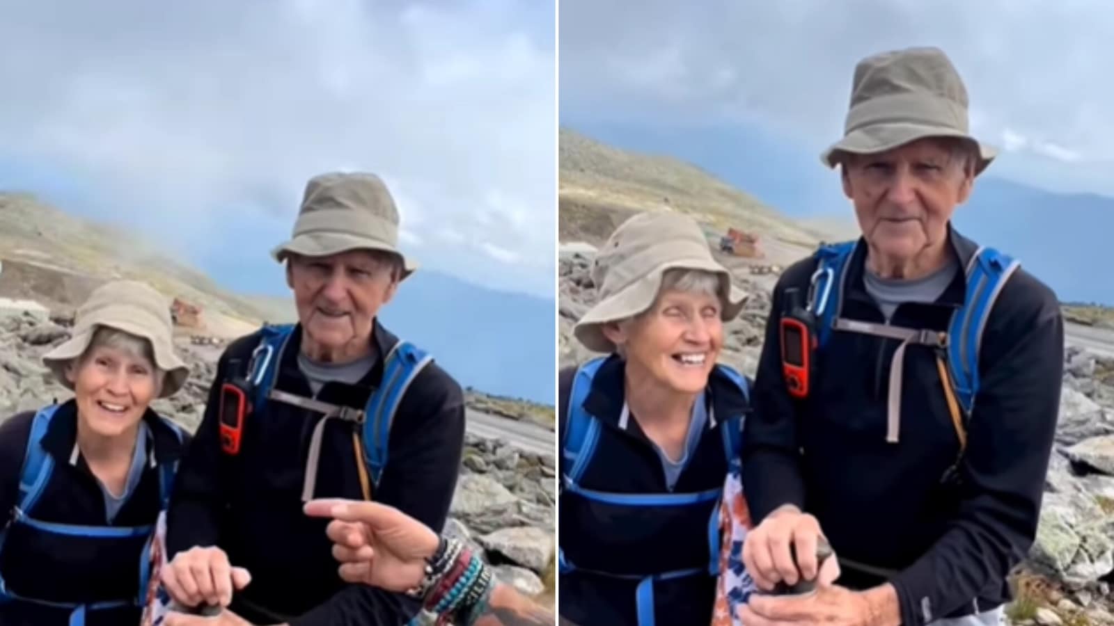 Elderly couple climbs Mt. Washington to celebrate 66th wedding anniversary