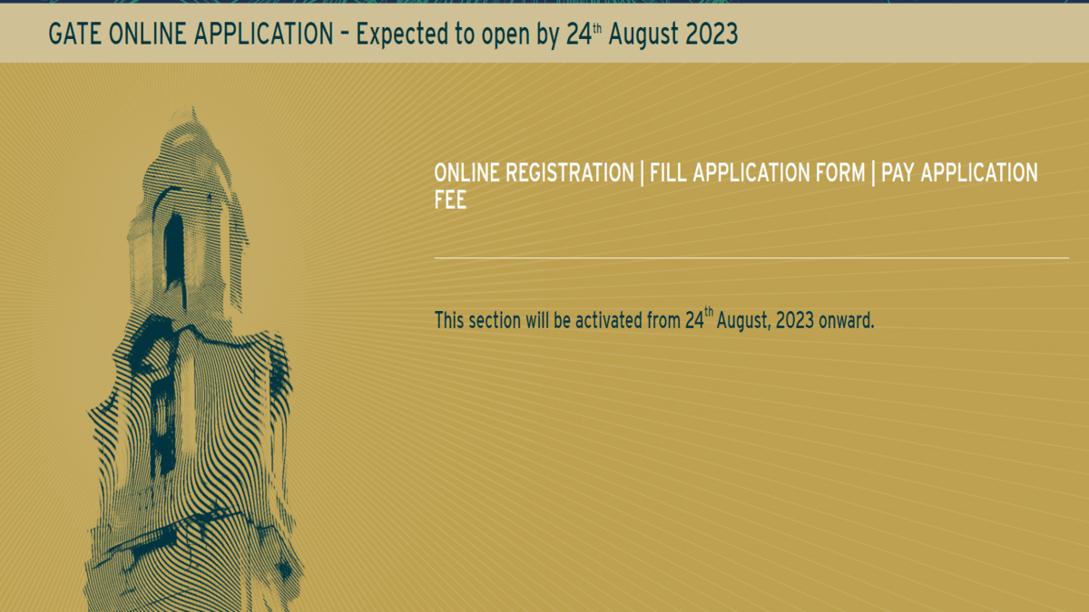 GATE Registration 2024 Starts on August 24 at gate2024.iisc.ac.in