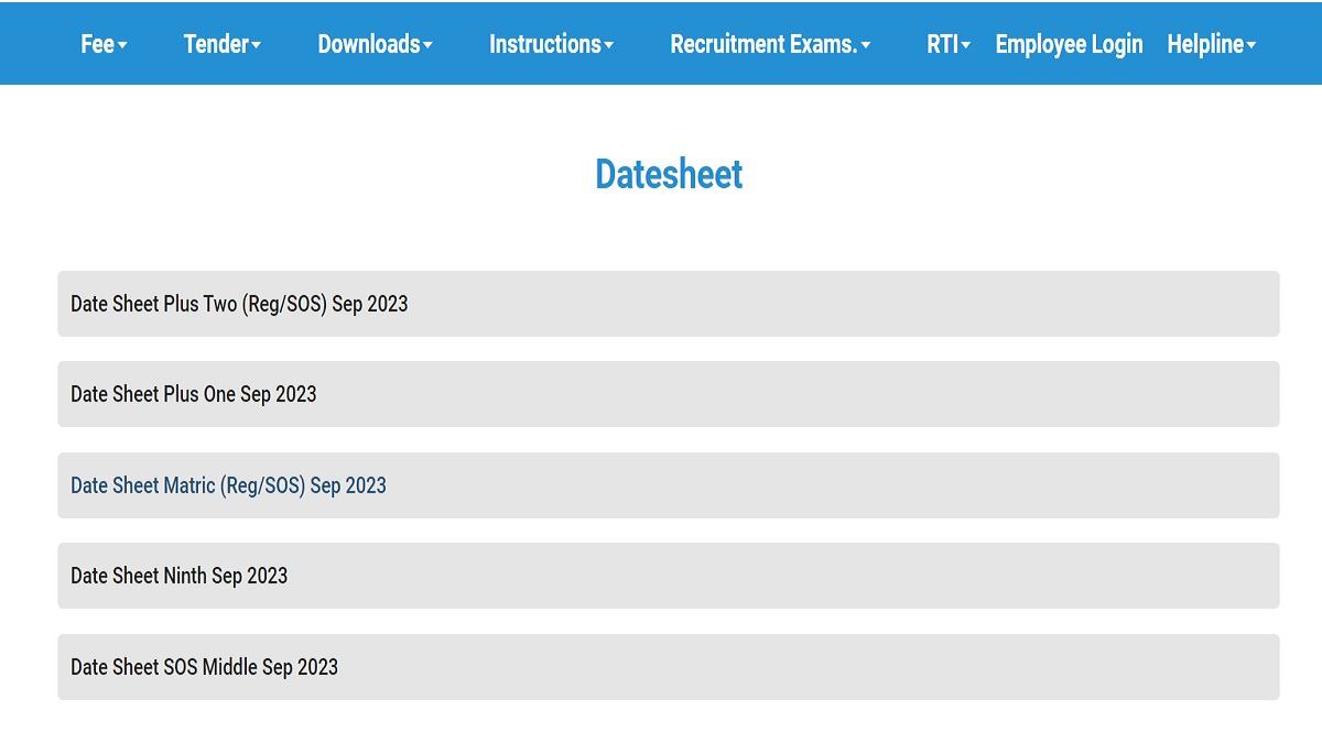 HP Board 2023 compartment exam