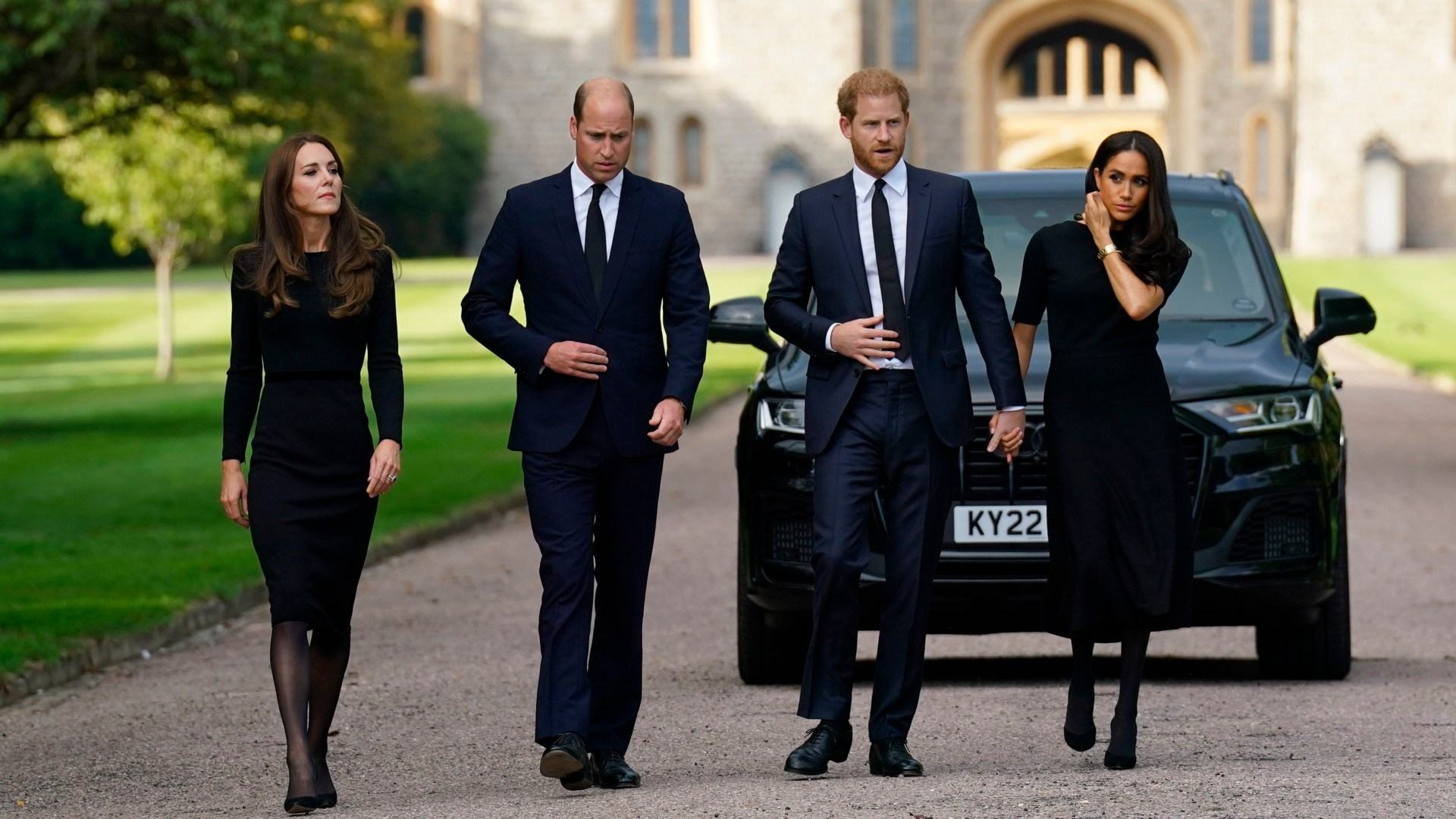 Harry and Meghan SNUBBED from royal gathering to mark one year since Queen's death - despite already being in Europe