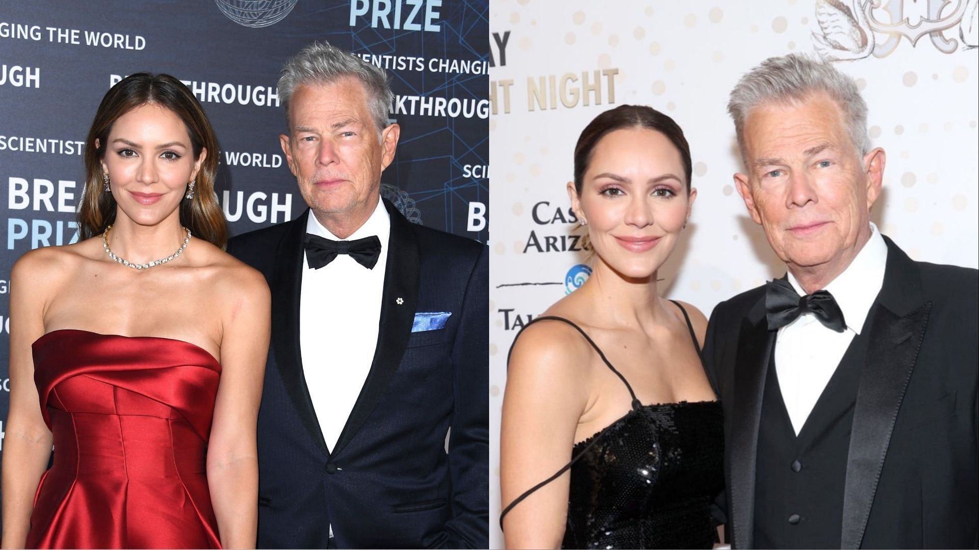 Katherine McPhee leaves tour with husband David Foster in wake of a deeply tragic news in the family. (Images via Getty Images)