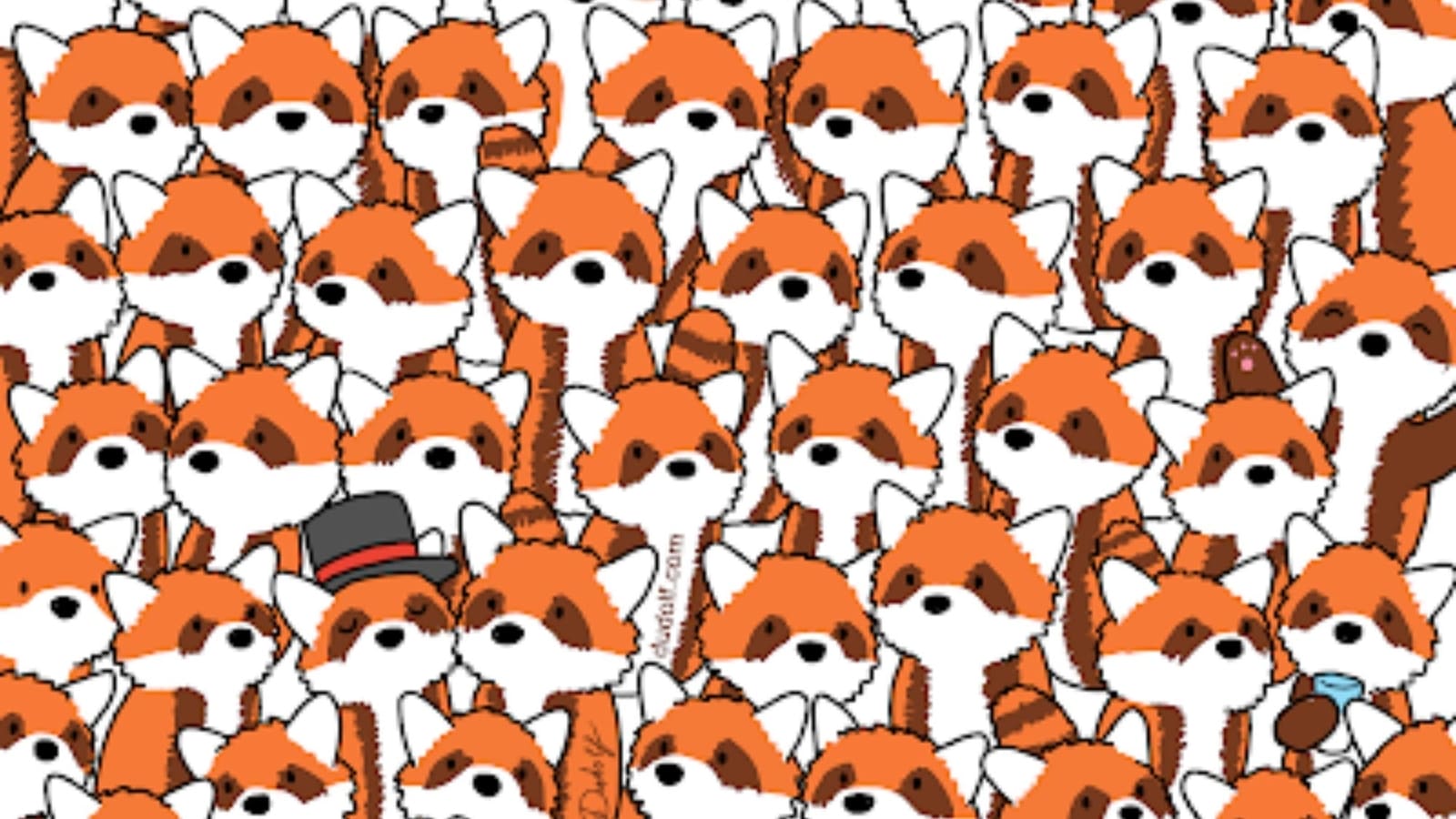 How sharp is your vision? Spot 3 foxes hidden among these red pandas