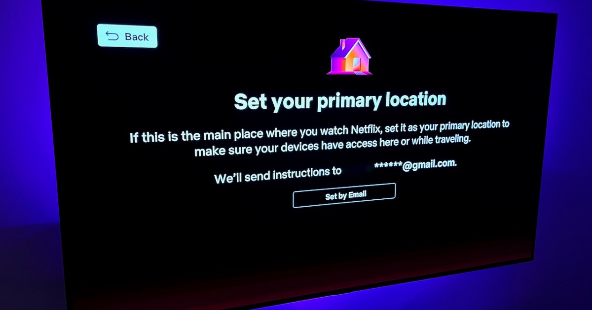 How to set and change your Netflix primary location