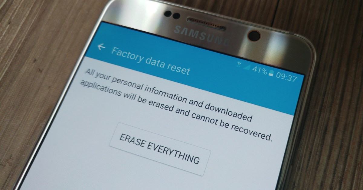 How to wipe your Android phone or tablet properly