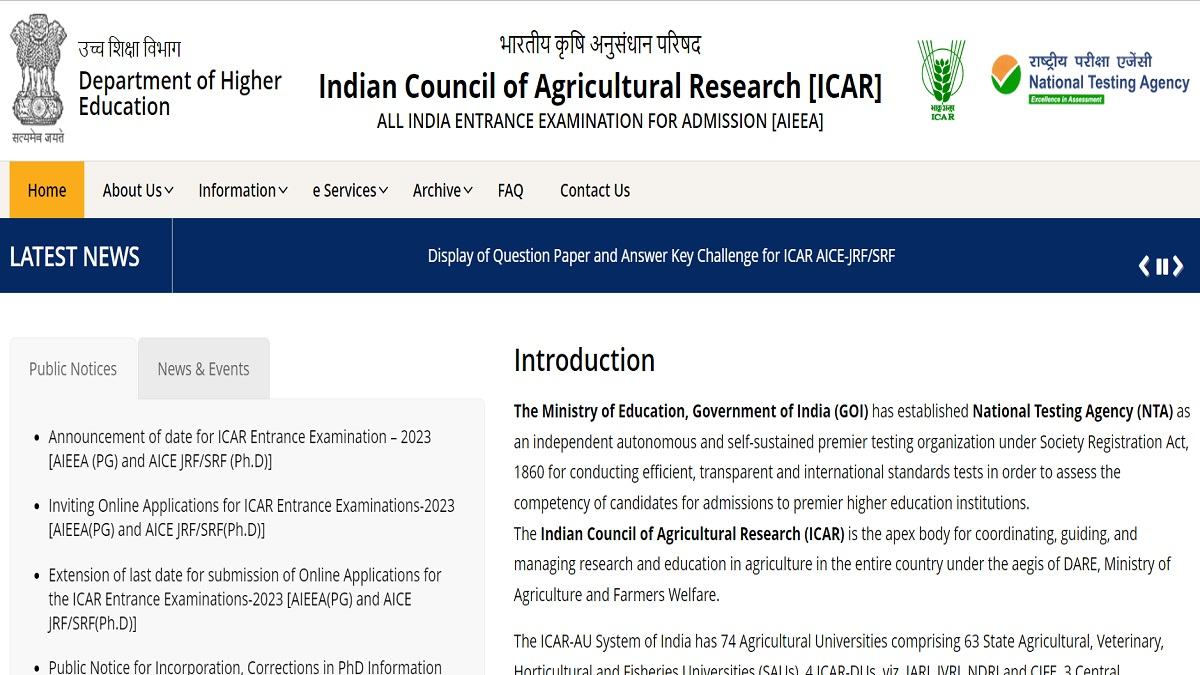 IAR AIEEA PG Answer Key Challenge Window Live