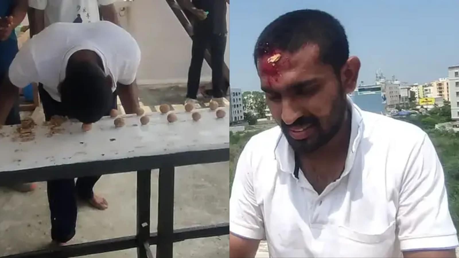 Indian man cracks 273 walnuts his with head, reclaims world record