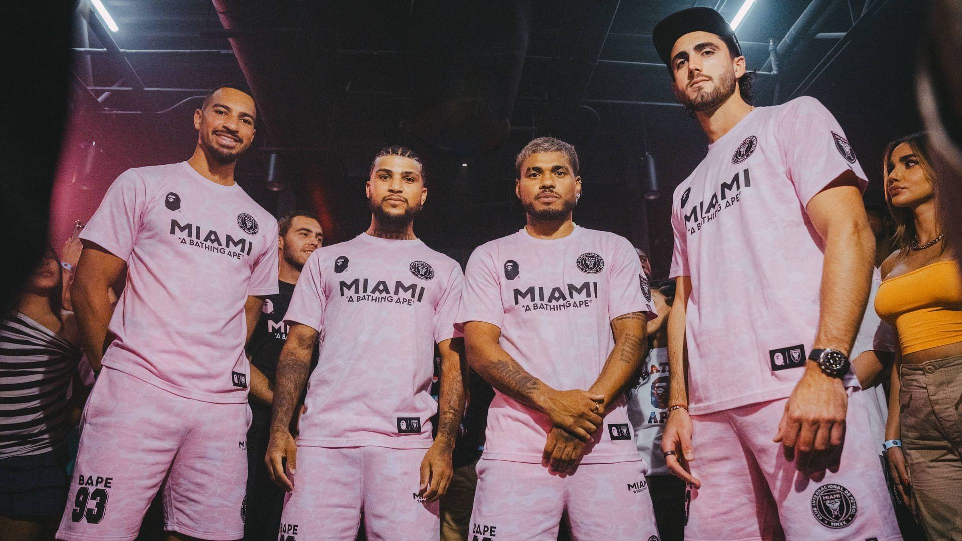 Inter Miami CF x BAPE collection (Image via BAPE)