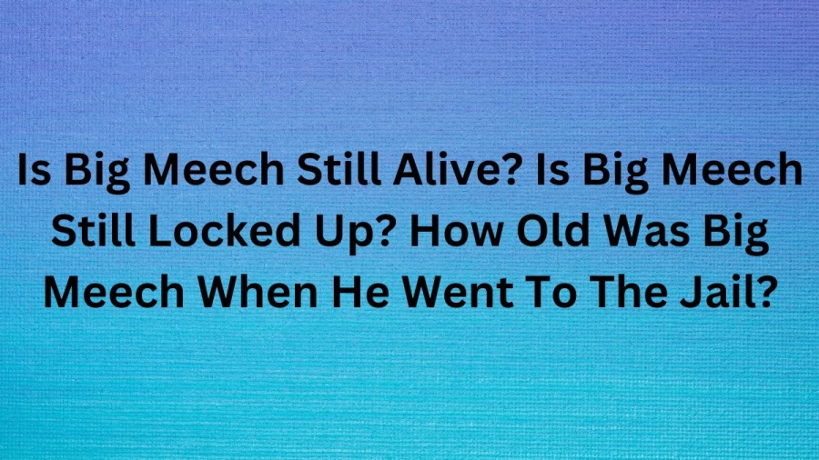 Is Big Meech Still Alive? Is Big Meech Still Locked Up? How Old Was Big Meech When He Went To The Jail?