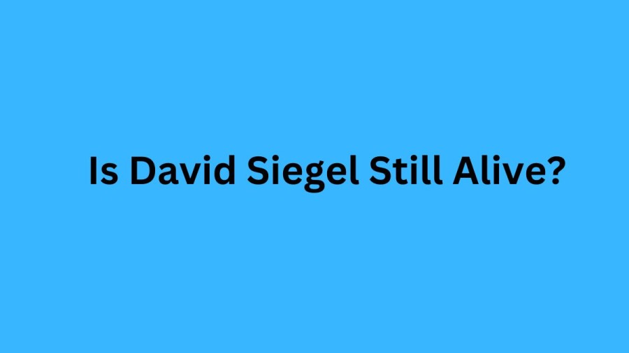 Is David Siegel Still Alive? David A. Siegel Bio, Wife, Kids, Net Worth And More