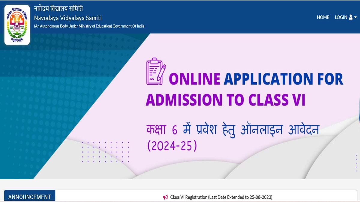 JNVST 2024 application date extended