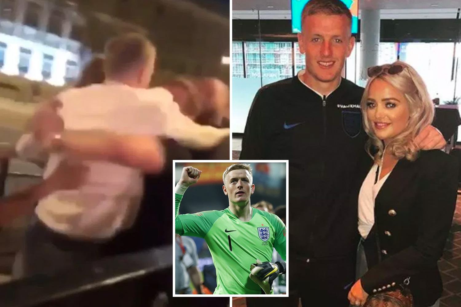 Jordan Pickford pub fight exploded 'after thugs called England keeper's fiancée a fat c***'