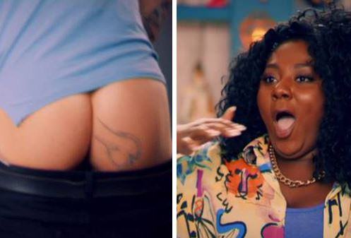 Lad with etching of a PENIS pointing at his buttocks turns to Tattoo Fixers for help