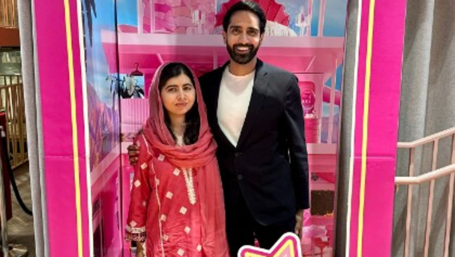 Malala Yousafzai calls herself 'Nobel Prize Barbie.' Here's how her husband reacted