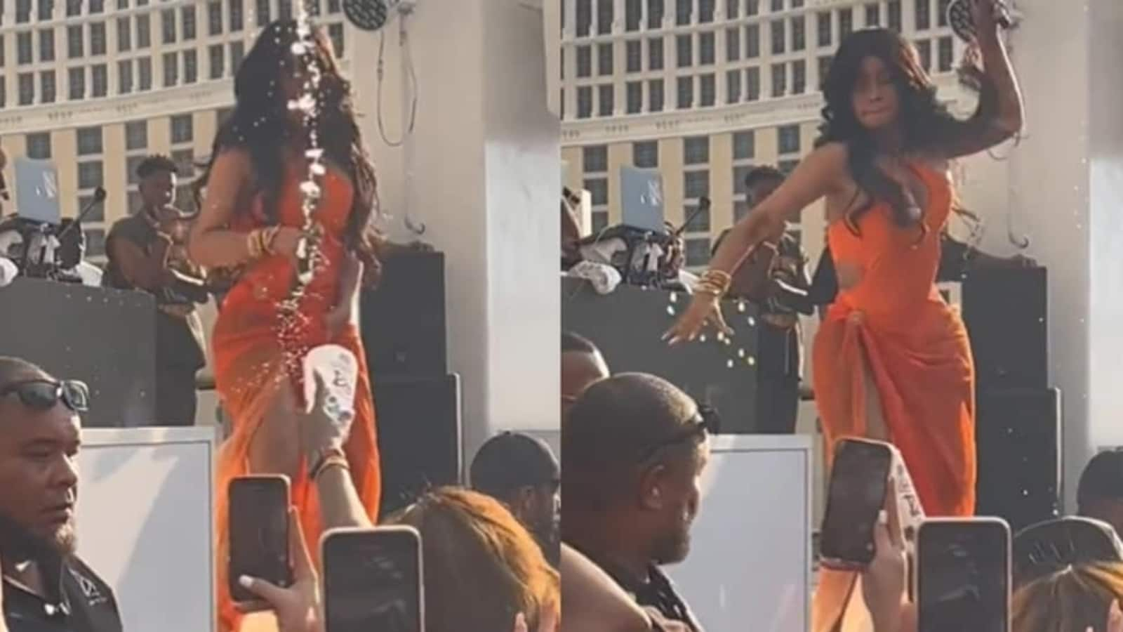 Mic thrown by Cardi B during concert is on auction for ₹82,00,000