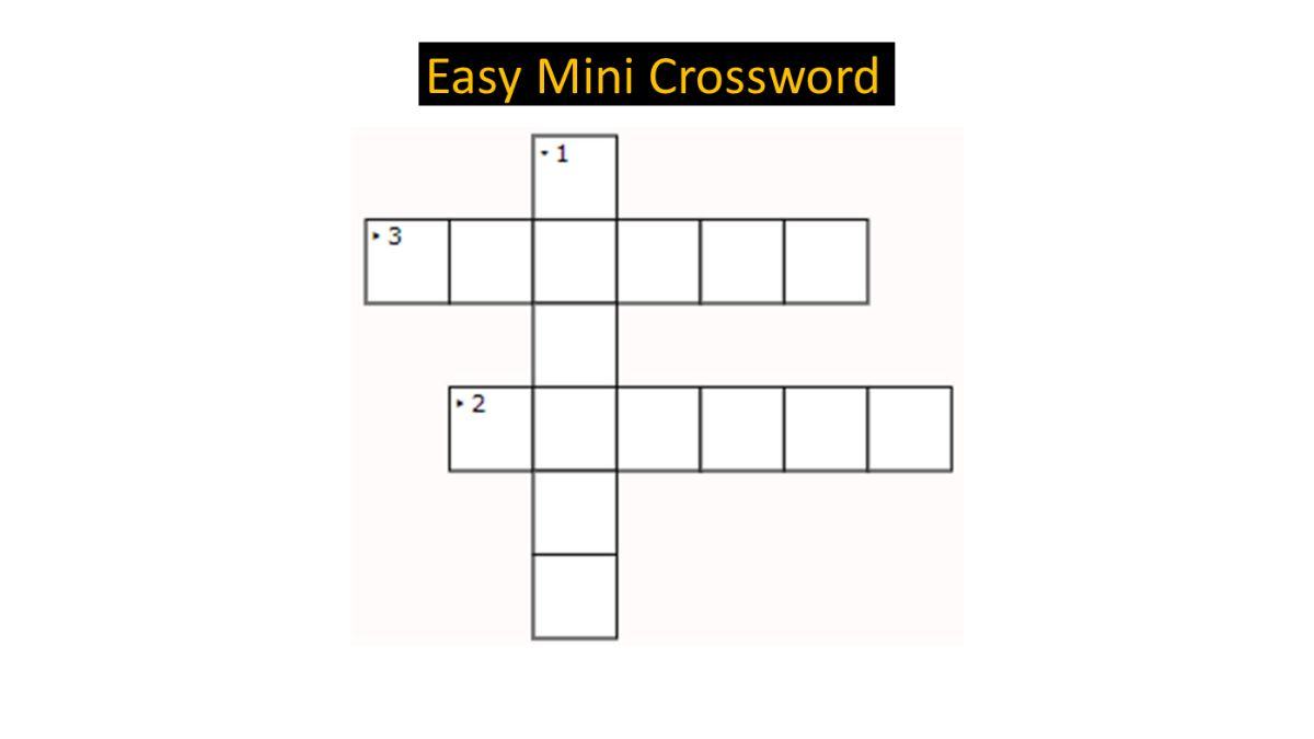 Jagran Josh Mini Crossword