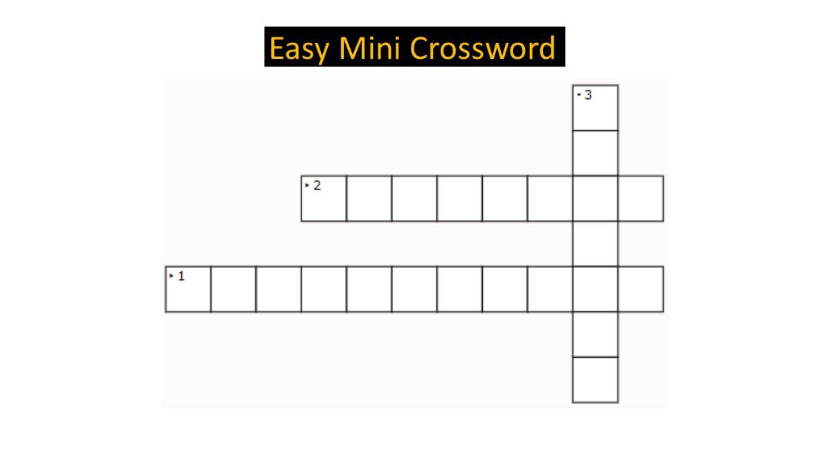 Jagran Josh Mini Crossword