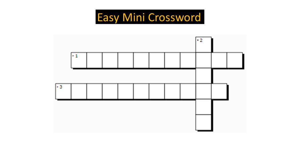 Jagran Josh Mini Crossword